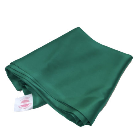 very long jade silk scarf