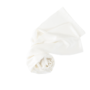 SUITY – écharpe smoking blanc